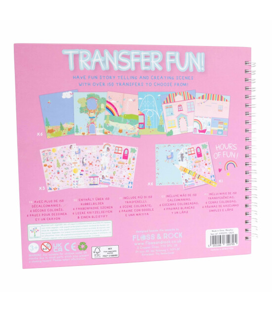 Floss & Rock Transfer Fun Aktivite Kitabı // Rainbow Fairy