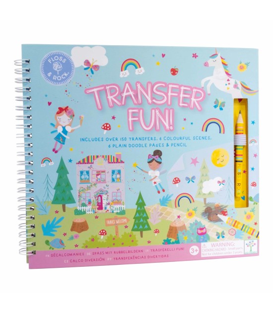 Floss & Rock Transfer Fun Aktivite Kitabı // Rainbow Fairy