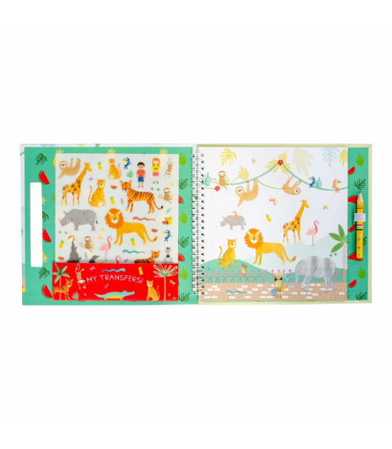 Floss & Rock Transfer Fun Aktivite Kitabı // Jungle
