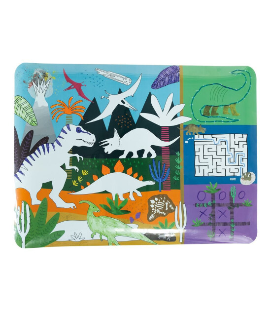 Floss & Rock Boyanabilir Oyun ve Aktivite Matı // Dino