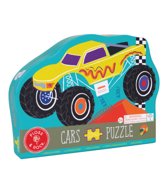 Floss & Rock Shaped Yapboz // Cars (20 Parça)