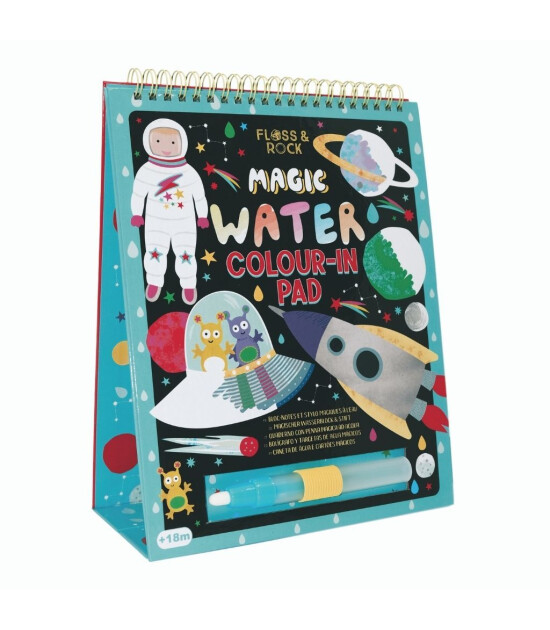 Floss & Rock Renk Değiştiren Water Magic Boyama Kitabı // Space