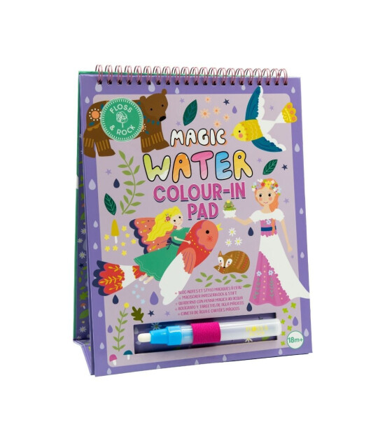 Floss & Rock Renk Değiştiren Water Magic Boyama Kitabı // Fairy Tale