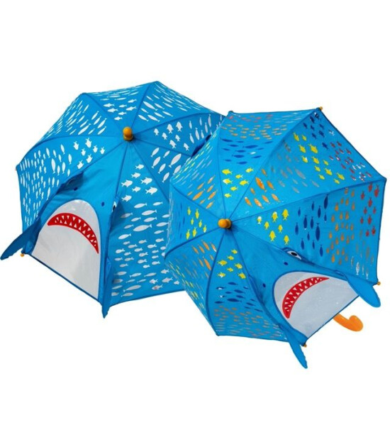 Floss & Rock 3D Renk Değiştiren Şemsiye // Shark