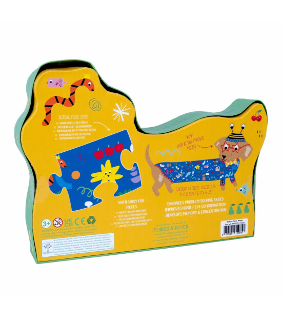 Floss & Rock Shaped Puzzle // Pets (20 Parça)