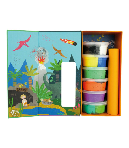 Floss & Rock Clay And Play Hava İle Kuruyan Kil Seti // Dino