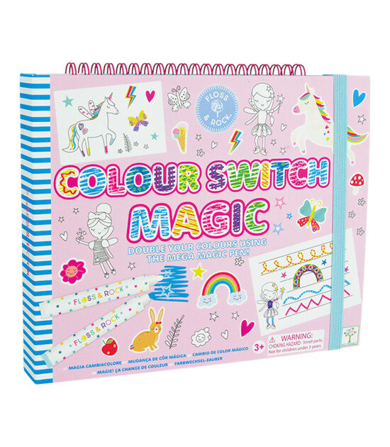Floss & Rock Renk Değiştiren Sihirli Aktivite Kitabı / Rainbow Fairy