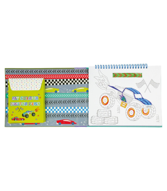 Floss & Rock Renk Değiştiren Sihirli Aktivite Kitabı // Cars