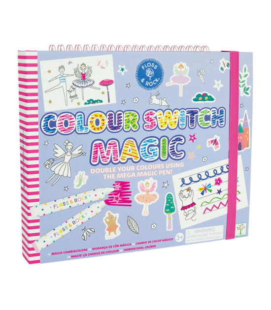 Floss & Rock Renk Değiştiren Sihirli Aktivite Kitabı // Enchanted
