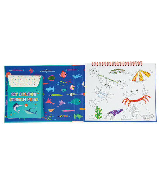 Floss & Rock Renk Değiştiren Sihirli Aktivite Kitabı // Ocean