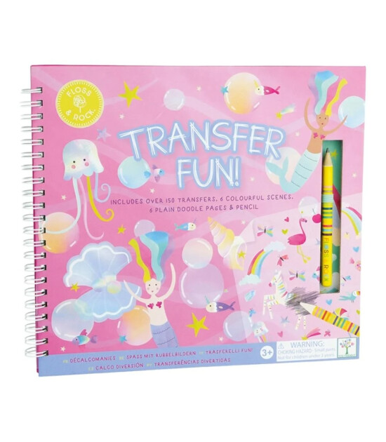 Floss & Rock Transfer Fun Aktivite Kitabı / Fantasy