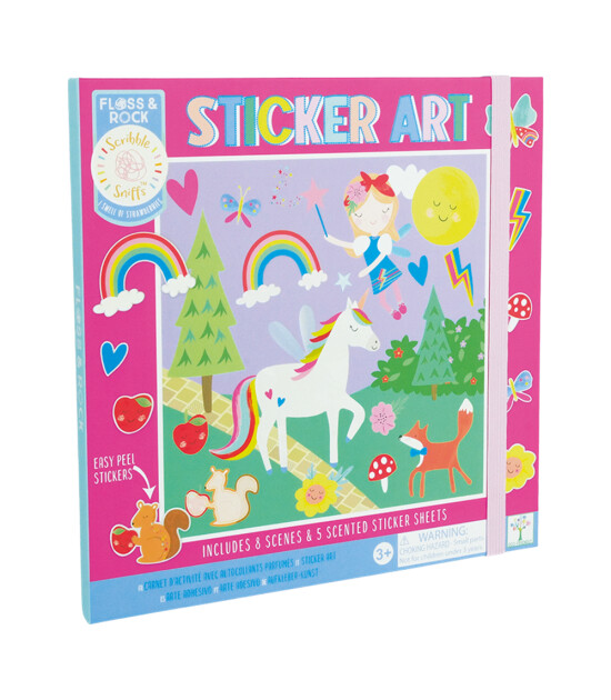 Floss & Rock Kokulu Sticker Aktivite Kitabı / Rainbow Fairy