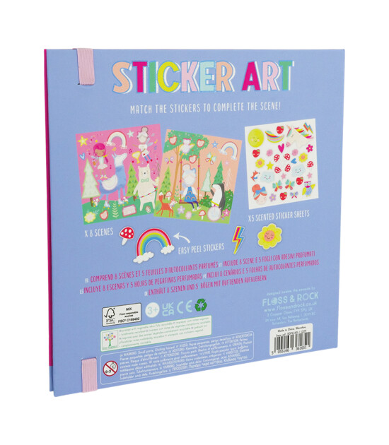 Floss & Rock Kokulu Sticker Aktivite Kitabı / Rainbow Fairy