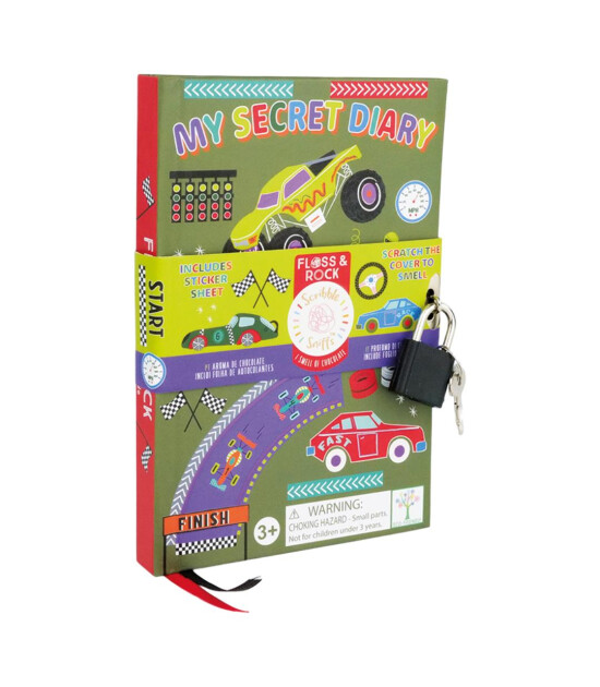 Floss & Rock Kokulu Kilitli Günlük // Cars