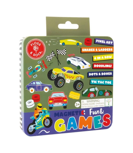 Floss & Rock Mıknatıslı Kutu Oyunları / Cars