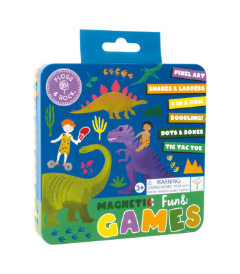 Floss & Rock Mıknatıslı Kutu Oyunları / Dino