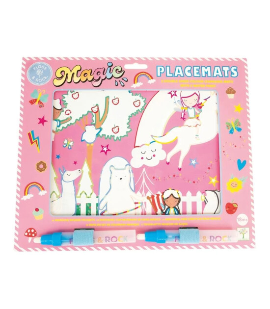Floss & Rock Renk Değiştiren Sulu Boyalı Oyun Mat // Rainbow Fairy