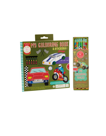 Floss & Rock Floss and Rock Boyama Kitapları  Seti / Cars Set