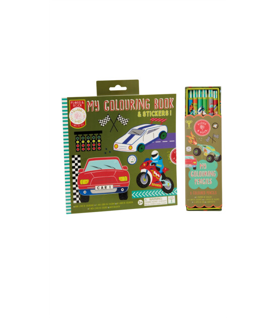 Floss & Rock Floss and Rock Boyama Kitapları  Seti / Cars Set
