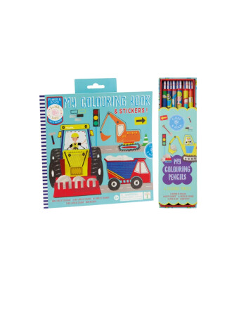Floss & Rock Floss and Rock Boyama Kitapları Seti / Construction Set