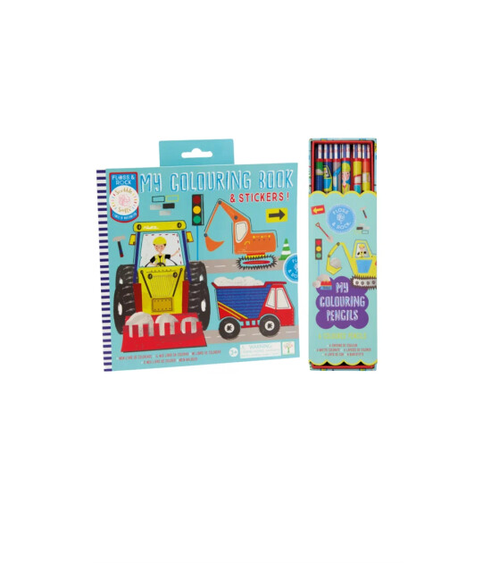 Floss & Rock Floss and Rock Boyama Kitapları Seti / Construction Set