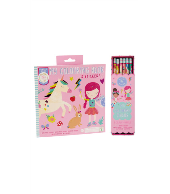 Floss & Rock Floss and Rock Boyama Kitapları Seti / Rainbow Fairy Set