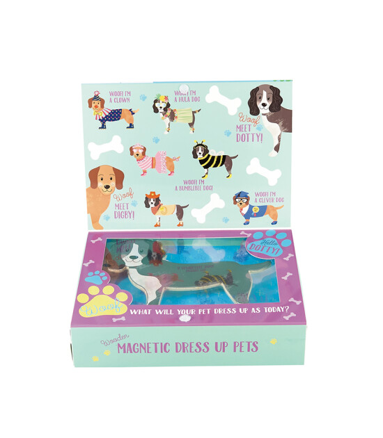 Floss & Rock Mıknatıslı Giydirme Seti // Pets - Köpekler (38 Parça)