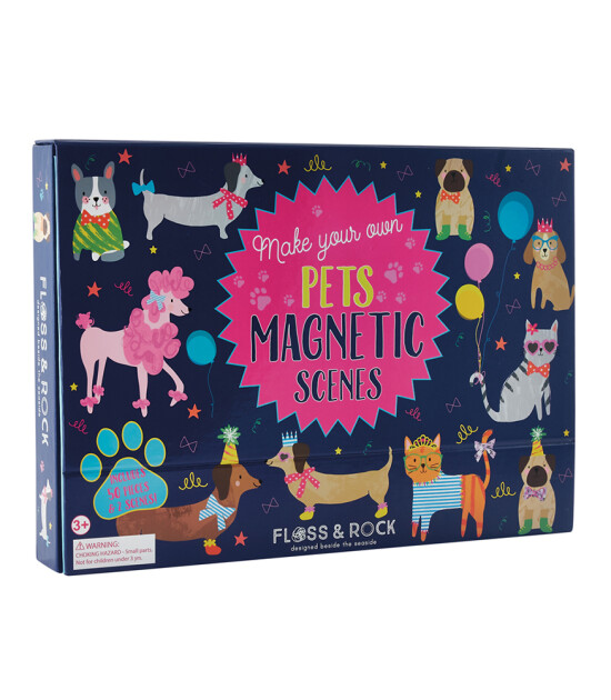 Floss & Rock Mıknatıslı Oyun Sahneleri // Pets (50+ Parça)