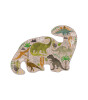 Floss & Rock Shaped Puzzle // Dinosaur (80 Parça)