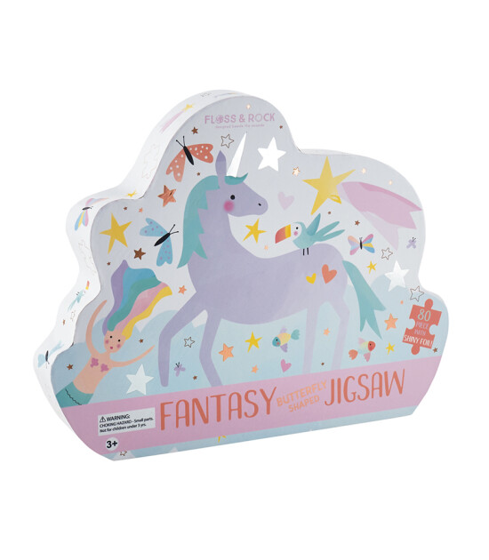 Floss & Rock Shaped Puzzle // Fantasy (80 Parça)