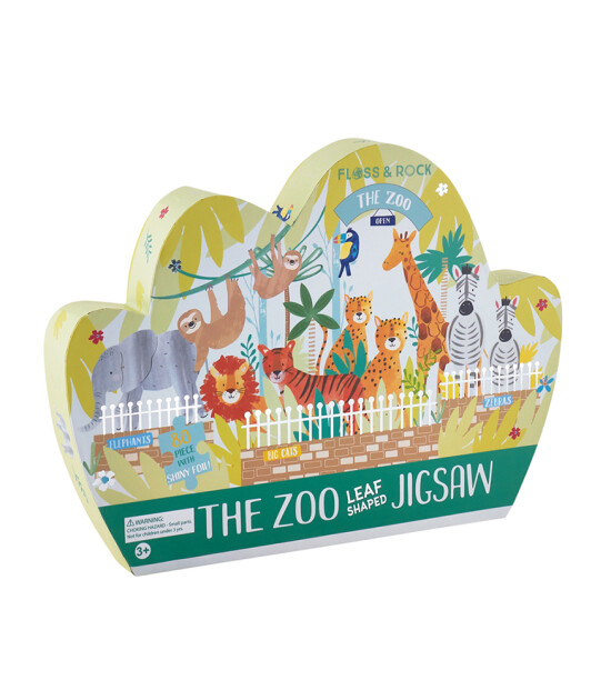 Floss & Rock Shaped Puzzle // Jungle (80 Parça)