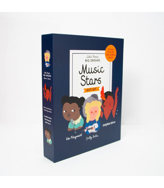 Frances Lincoln Childrens Books Little People, BIG DREAMS: Music Stars : 3 books from the best-selling series! Ella Fitzgerald - Dolly Parton - Josephine Baker