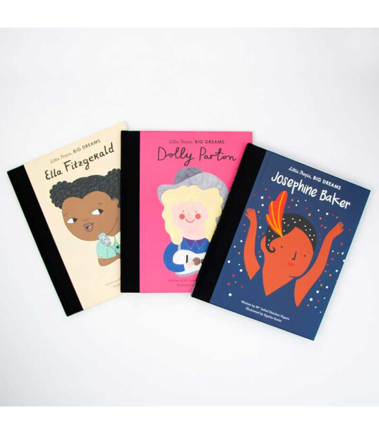 Frances Lincoln Childrens Books Little People, BIG DREAMS: Music Stars : 3 books from the best-selling series! Ella Fitzgerald - Dolly Parton - Josephine Baker