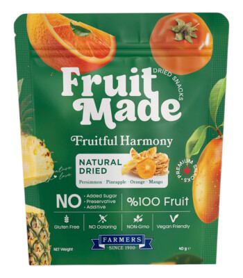 Fruitmade Fruitful Harmony Karışık Kurutulmuş Meyve (Cennet Hurması&Ananas&Portakal&Mango) (40 gr)