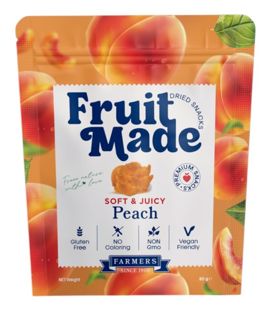 Fruitmade Kurutulmuş Şeftali (80 gr)