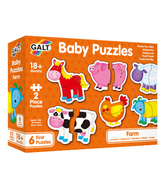 Galt Baby Puzzle Set // Farm (2 Parça)