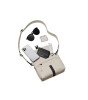 Gaston Luga Spläsh Crossbody Bag // Cloud Cream