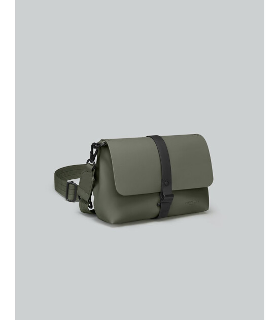 Gaston Luga Spläsh Crossbody Bag // Olive
