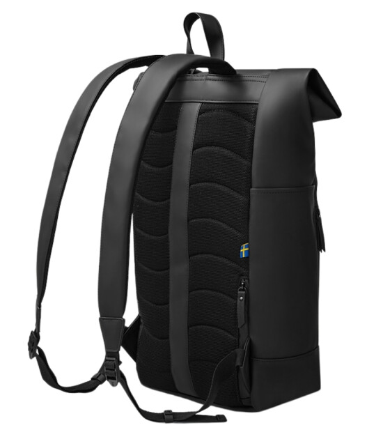 Gaston Luga Rullen Laptop Bölmeli Sırt Çantası (16 inch) // Siyah