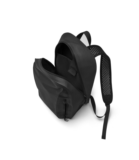 Gaston Luga Lightweight DuoSeal Laptop B&ouml;lmeli Sırt &Ccedil;antası (14 inch) // Siyah