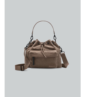 Gaston Luga Splash Bucket Crossbody &Ccedil;anta - Kahverengi