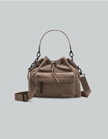 Gaston Luga Splash Bucket Crossbody &Ccedil;anta - Kahverengi