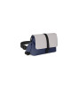 Gaston Luga Spläsh Crossbody Bag // Dark Blue - Taupe