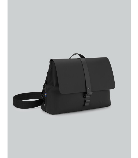 Gaston Luga Splash Crossbody Large 14" &Ccedil;anta - Siyah
