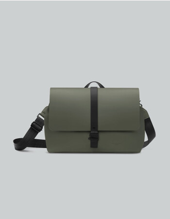 Gaston Luga Splash Crossbody Large 14" &Ccedil;anta - Zeytin Yeşili