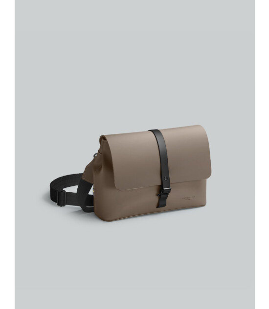 Gaston Luga Splash Crossbody Medium &Ccedil;anta - Kahverengi