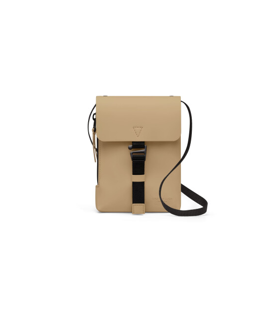Gaston Luga Spläsh Mini Crossbody Omuz Çantası // Latte