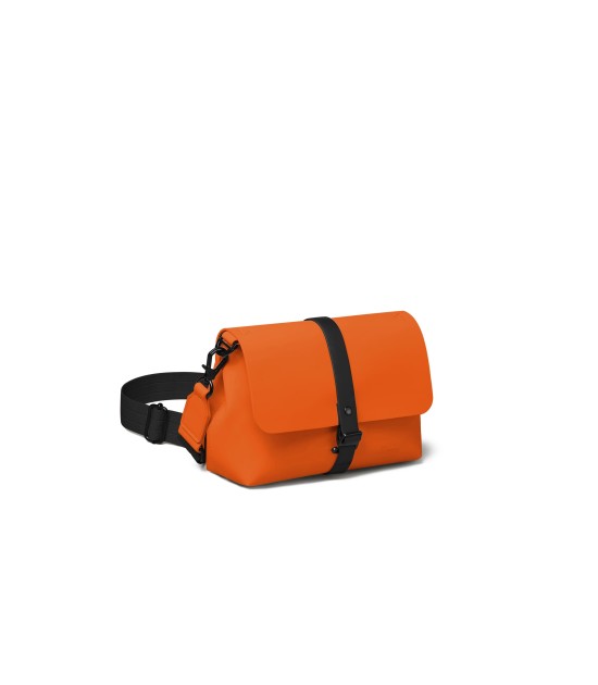 Gaston Luga Spläsh Crossbody Bag // Orange Flame