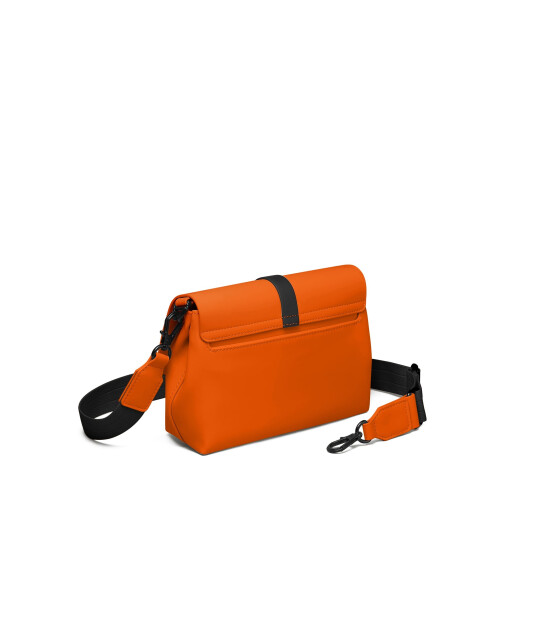 Gaston Luga Spläsh Crossbody Bag // Orange Flame