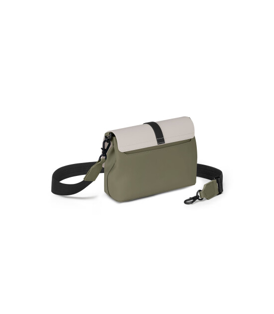 Gaston Luga Spläsh Crossbody Bag // Cloud Cream - Sage